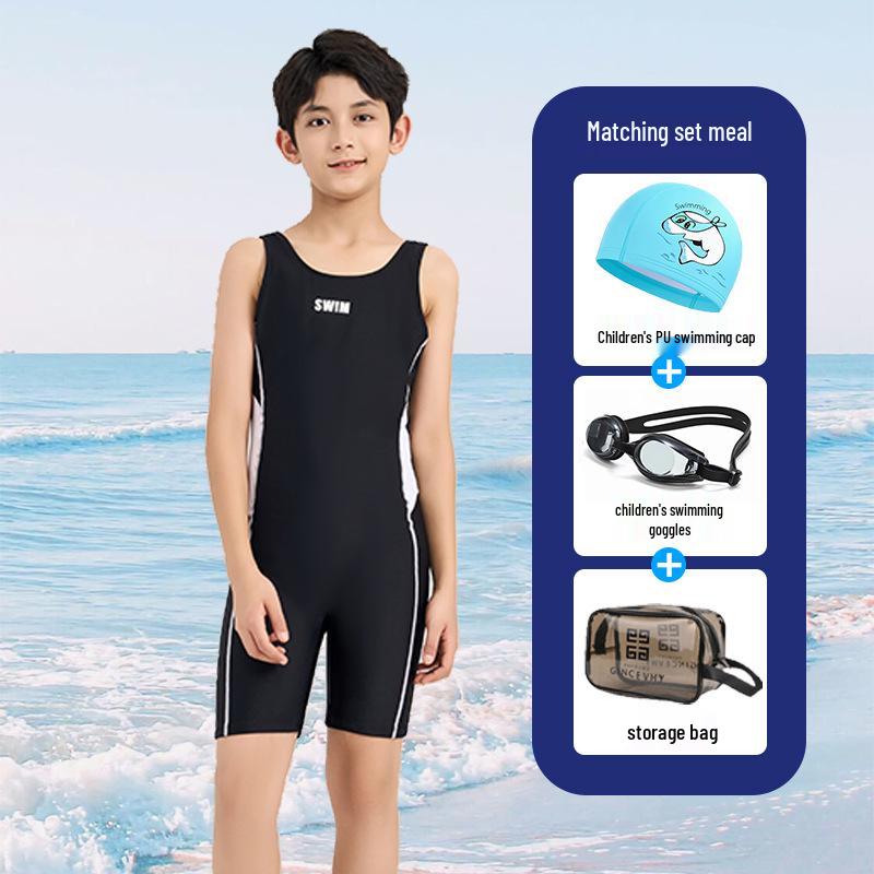 

Профессиональный спортивный слитный купальник для мальчиков среднего/большого размера 18# (70-80 lbs)