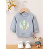 European sizes Bright Colored Printed Pattern, Comfortable and Skin Friendly for  Kids, Versatile Round Neck Hoodie for Daily Use