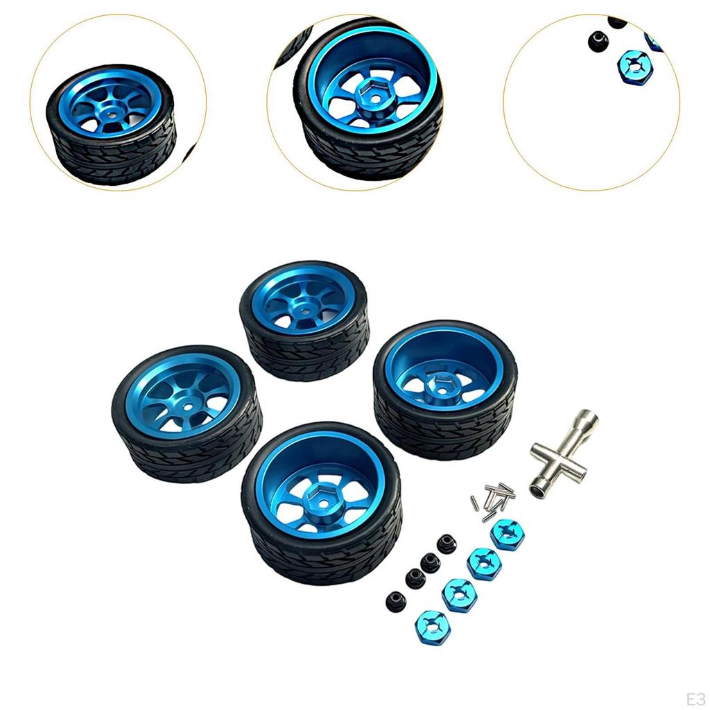 RC Wheels and Tires 12mm Metal Wheel Hub for 144001 1/10 1:14 1:18