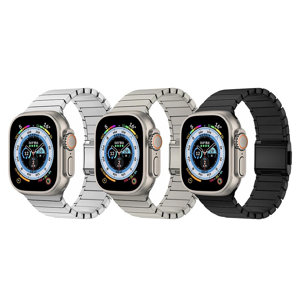 Replacement Band for Apple Watch Ultra 3 2 1 49mm / Series 11 10 46mm / 9 8 7 45mm / SE3 SE2 SE 6 5 4 44mm / 3 2 1 42mm Stainless Steel Watch Strap