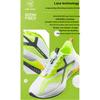 Li Ning Young Chaussures de Sport Légères pour l'Entraînement Antidérapantes Résistantes à l'Usure Basses Chaussures de Course Baskets Enfants Blanc Vert YKFT030-51