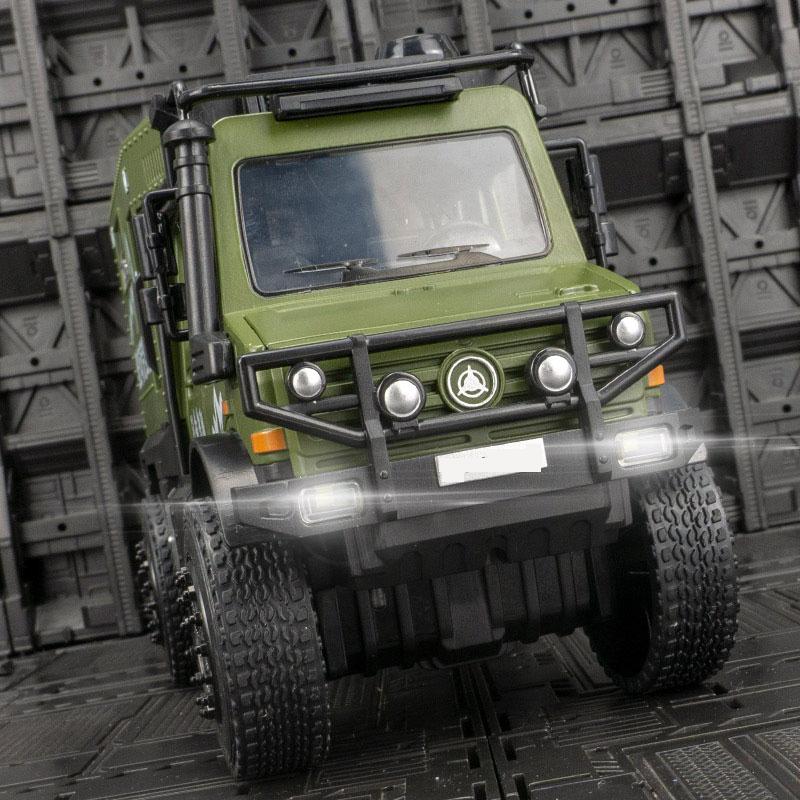 Simulation Großes Reise-RV-Legierungsmodell Camper Akustooptische Stoßfeste Kraft Spielzeugauto