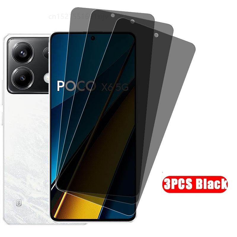 For Poco X6 5G Privacy Screen Protector Tempered Glass Anti-spy For Xiaomi Poco X6 Protective Phone Anti Peeping Film Poco X6