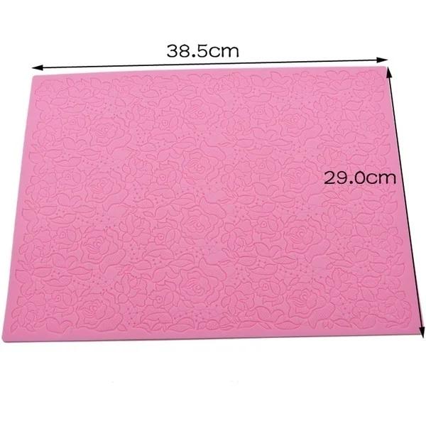 Rose Silicone Mold Lace Mat Fondant Mould Cake Decorating Tool Chocolate, Gumpastes Mold, Sugarcraft Kitchen Accessories