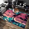 1pc General-purpose Rug, Naruto Printed Area Rug, Comfortable Office Chair Carpet, Home Entrance Floor Mat