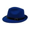 Trilby-Hüte für Herren einfarbiger Fedora-Hut Locken Gentleman Mode Unisex Kurzer Schirm Herbst 2023 Winter Panama klassischer Hut Großhandel