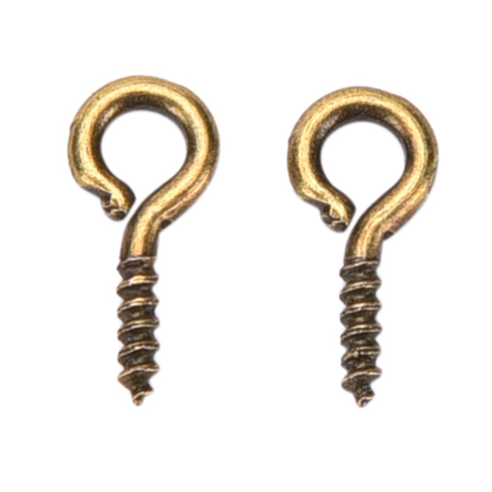 100 Pcs/Lot 8Mm 10Mm Small Sheep Eyes Nail Screw For Beaded Pendant