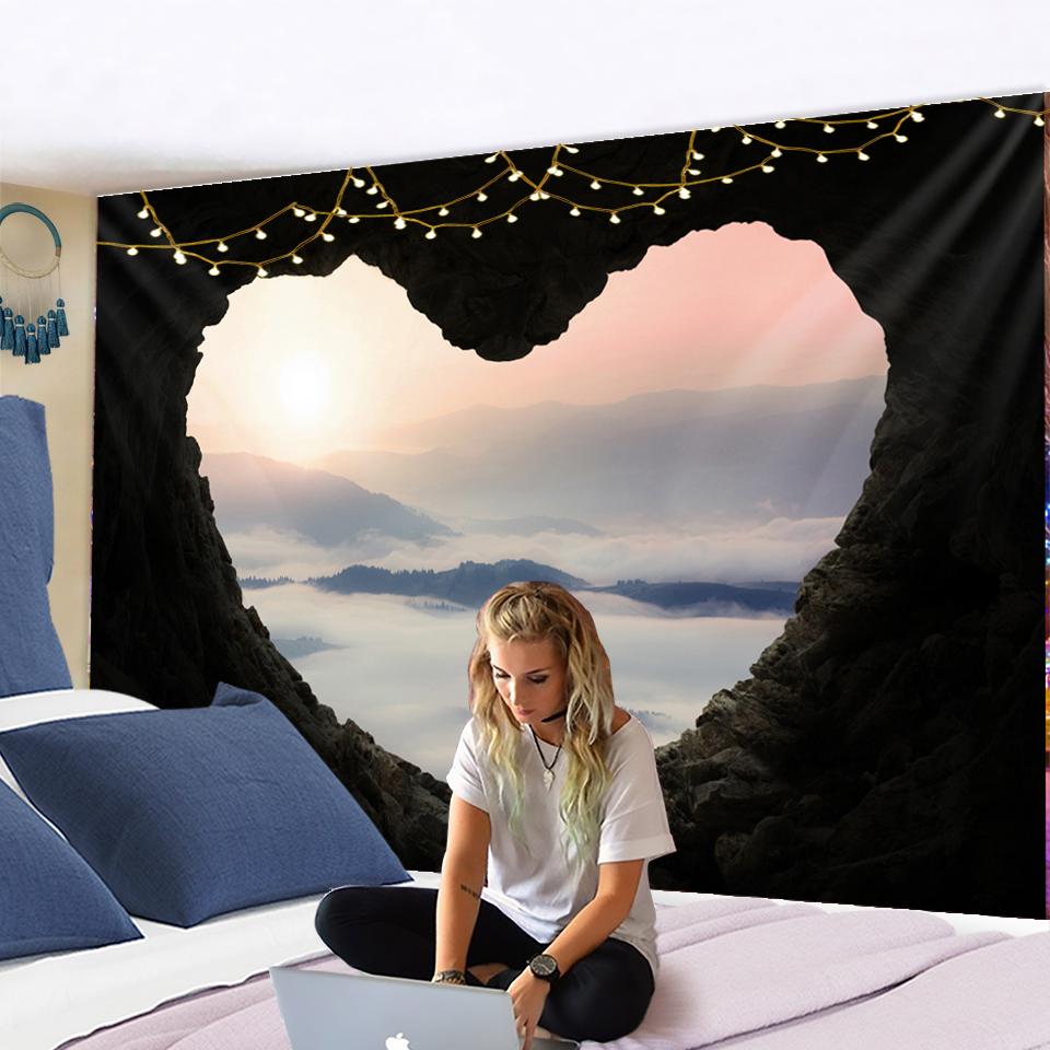 

Мост Индийский Будда Гобелен Настенный Гобелен Богемная Мандала Психоделический Дом Гостиная Фон Настенный Декор 95x70CM