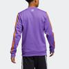 Adidas Sweatshirts Men's Purple Crew Neck Moderate Regular H43782