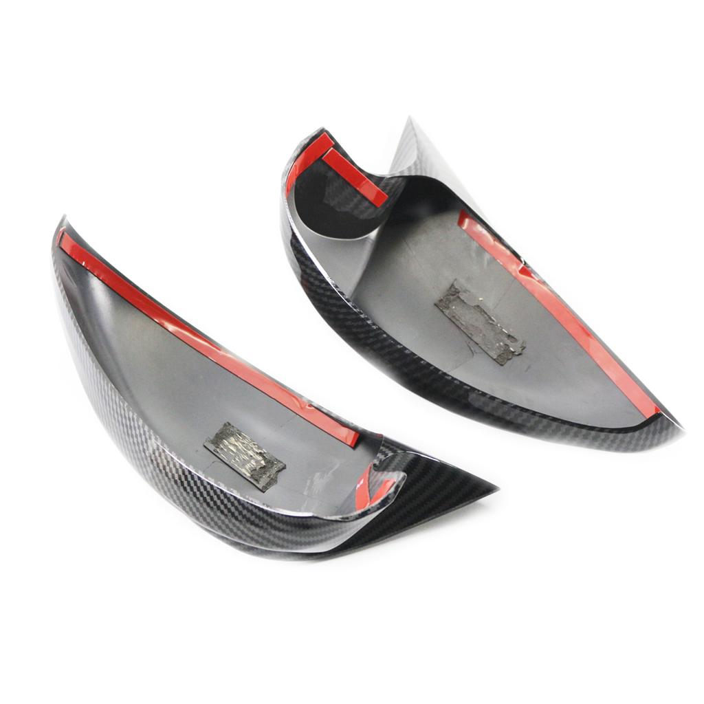 Carbon Fiber Side Mirror Cover Caps Replacement For BMW E90 E91 E92 E93 PRE LCI M3 Style