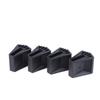 4/8PCS Ladder Non Slip Feet Attic Ladder Leg Protector Trapezoid Pads Furniture Foot Rubber Pads For Accessories Replacement Kit