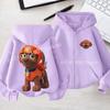 Spring Kids Coat PAW Patrol Children's Zipper-style Hooded Sweatshirt for Boys Girls' Casual Top Casual Shirt with Cartoon Print