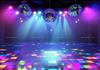 Backdrop for 70s, 80s and 90s Disco Dance Party, Retro Club, Neon Ball, Stage Banner, Background Props for Ph5258