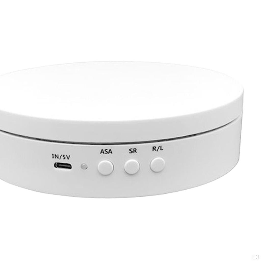 Podstawa obrotowa do ekspozycji Obrotowa platforma Zasilanie USB Stopień Biżuteria 3 Zegarek kolekcjonerski