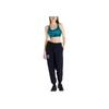 Under Armour Project Rock Logo Printed Drawstring Cuffed High Weight Training Casual Pants Women pants Black 1383305-001
