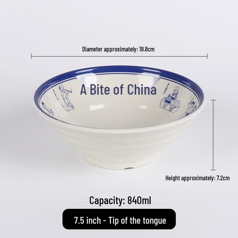 7.5-Inch Melamine Noodle Bowl
