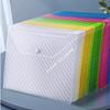 10/20Pcs A4 Color File Bag Thickened Plastic Large-capacity Waterproof Snap-on Storage Bag for Archives Test Papers and Books