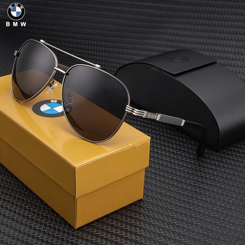 UWGK8 Car Luxury Men Driving Polarized Sunglasses Anti Glare Driver Goggles For BMW X1 X2 X3 X4 X5 X6 E46 E90 E60 F30 Interior Sticker