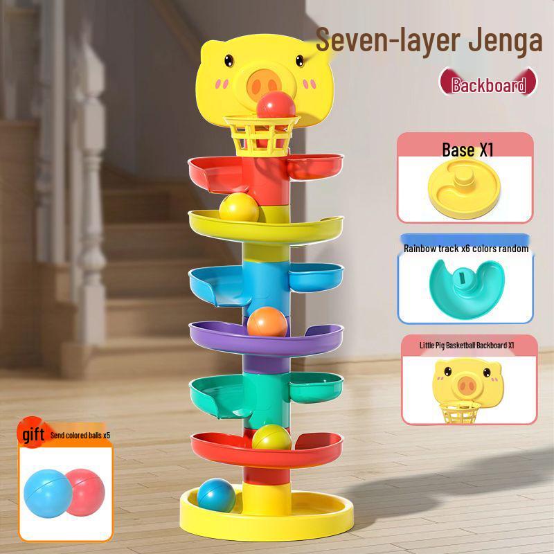 Stacking & Spinning Educational Toy for Babies 6 Months to 3 Years