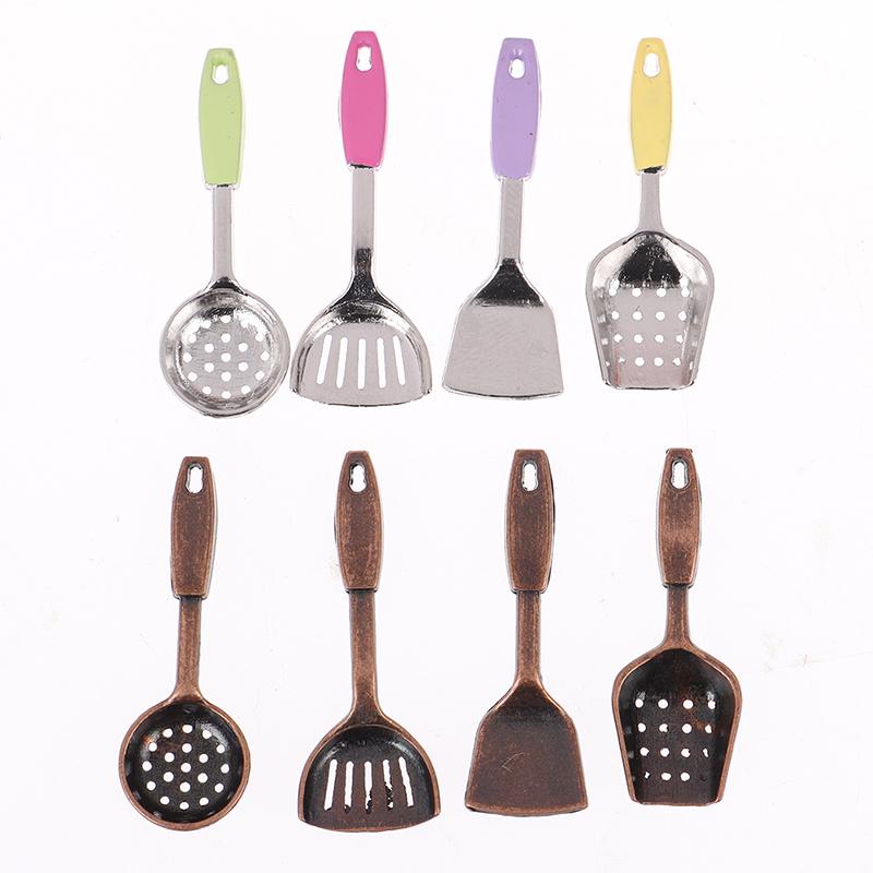 Dollhouse Miniature Accessories Mini Shovel Soup Spoon Kitchen Cooking Tool