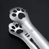 Yousheng Ice Clamp Cat Claw Tongs Stainless Steel Rust Resistant Ice Clip Kitchen Baking Utensils for Barbecue Bread Ice