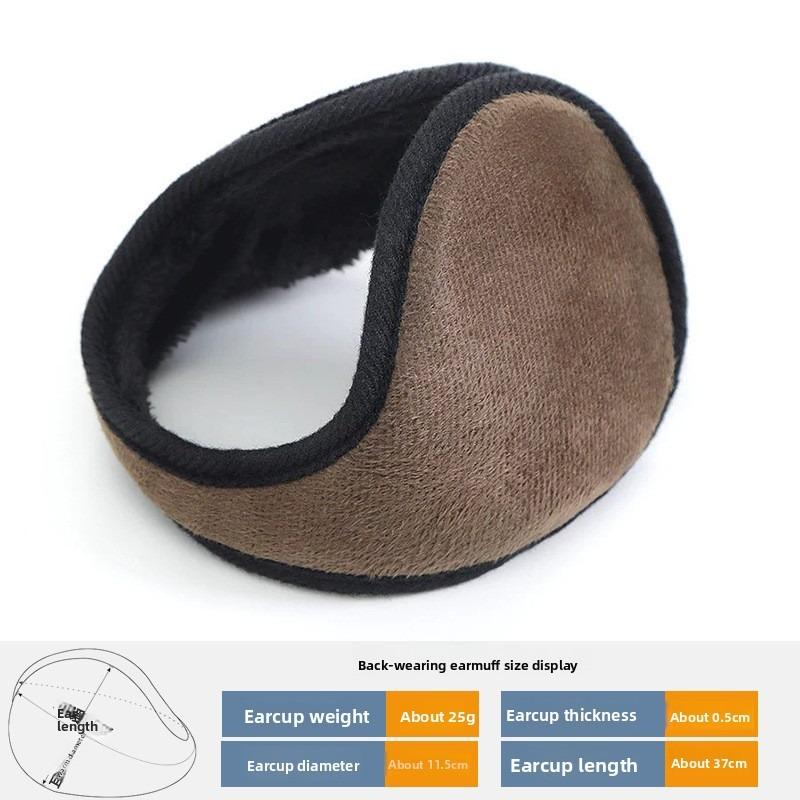 Warm Earmuffs for Men, A Winter Anti-freezing and Ear-keeping Wonder. Thickened with Fleece, Windproof and Cold-proof Earmuffs