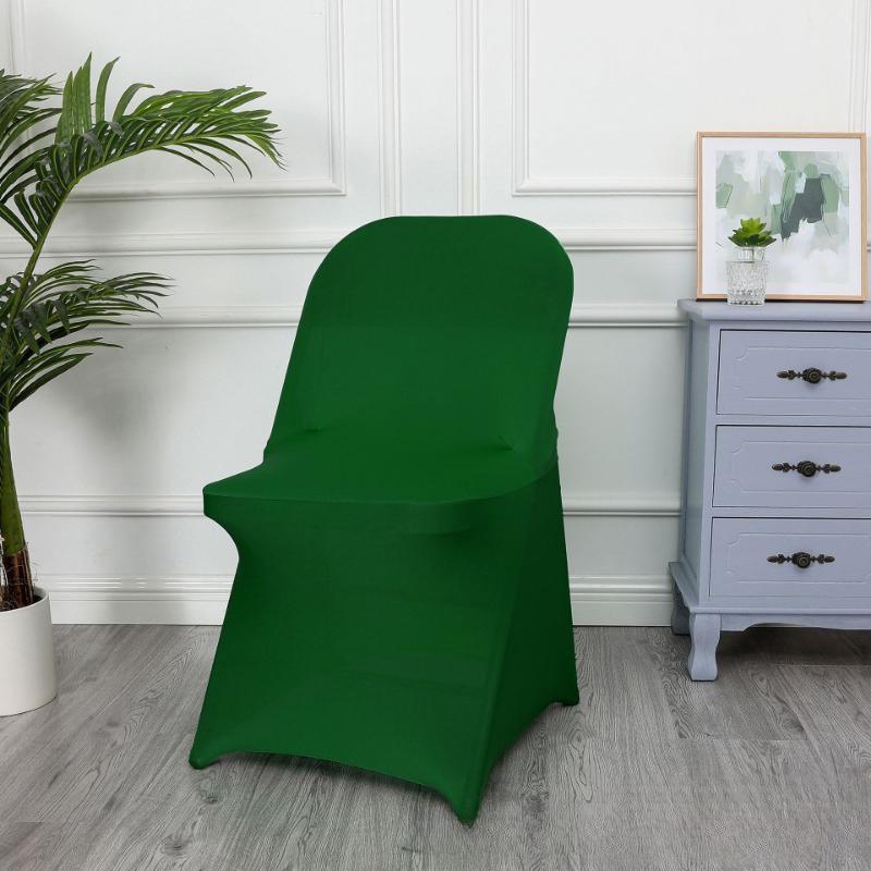 1/2/5 PCS Stretch Spandex Wedding Chair Cover for Weddings Birthdays Parties Events Hotels Banquets