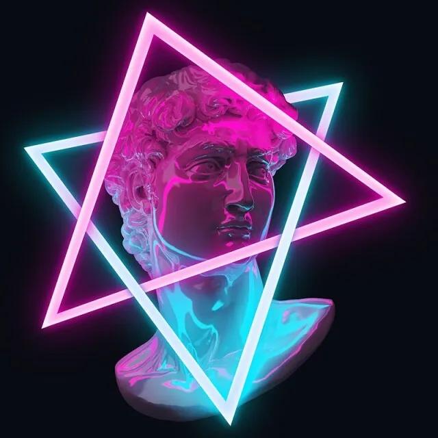 Modern Apollo Marble Sculpture Canvas Painting David Popolo Posters and Prints Wall Prints Canvas Pictures Home Room Decoration