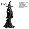 Dark Fantasy Art Collection Halloween Witch Statue, LED Light Up Gothic Resin Figurine, Glowing Statue Mysterious Sculpture for Desktop Bookshelf