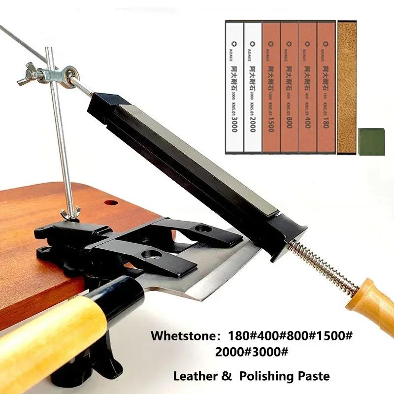 Angle Fixed Knife Sharpener Kitchen Grinding System Honing Diamond Grinder Woodwork Whetstone Knife Sharpening Tool Oilstone