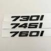 3D For BMW E63 E64 E66 E67 F12 F13 640i 645i 650i 730i 740i 745i 750i 760i Car Tail Letter Emblem Rear Trunk Logo Sticker Decal AJ4