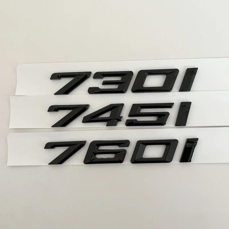 3D For BMW E63 E64 E66 E67 F12 F13 640i 645i 650i 730i 740i 745i 750i 760i Car Tail Letter Emblem Rear Trunk Logo Sticker Decal AJ4