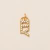 European and American DIY handmade small pendant accessories, heart-shaped horseshoe pendant, gold-plated color preservation