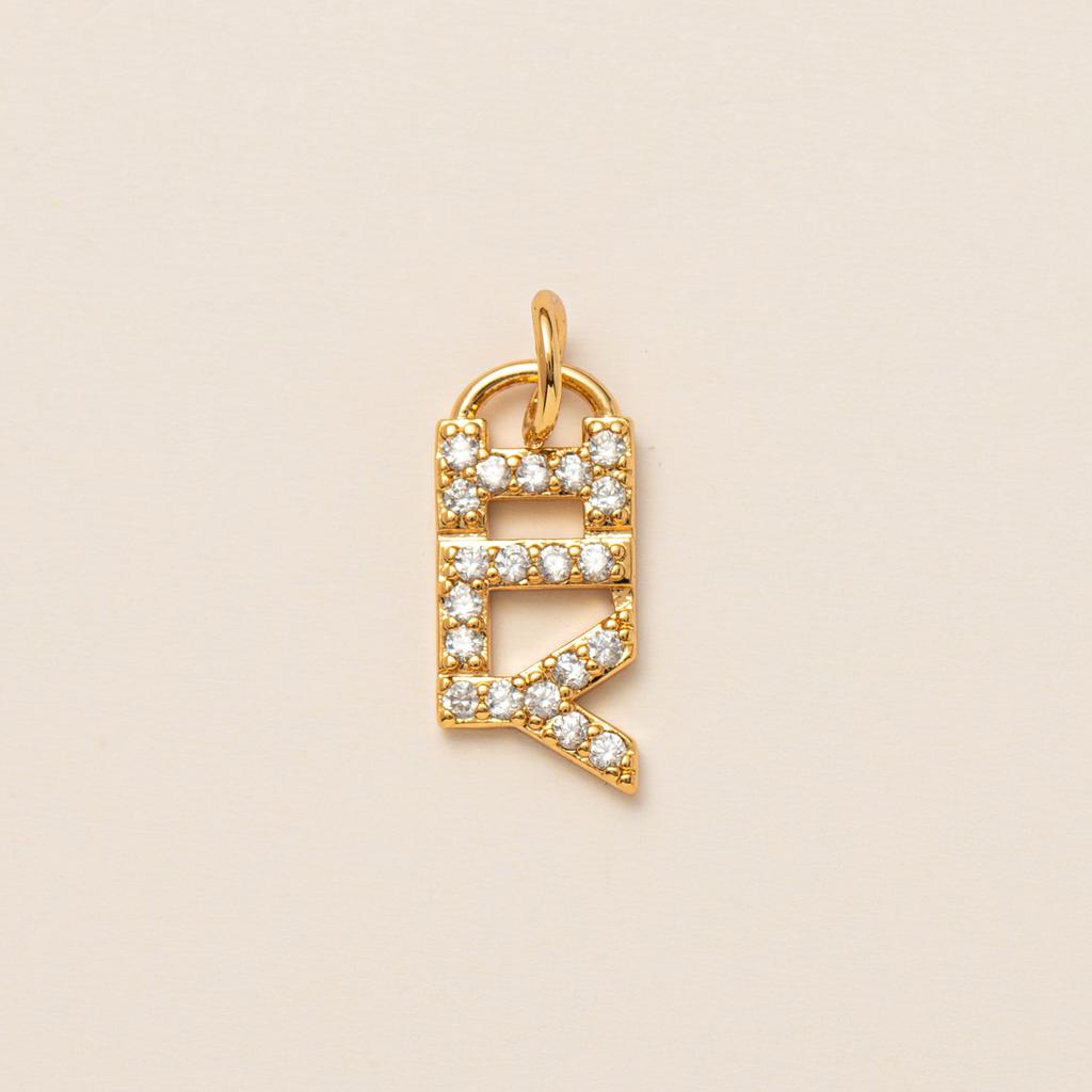 European and American DIY handmade small pendant accessories, heart-shaped horseshoe pendant, gold-plated color preservation