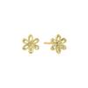 Ania Haie Gold Mint Green Floral Stud 925 Silver Earrings E073-06G