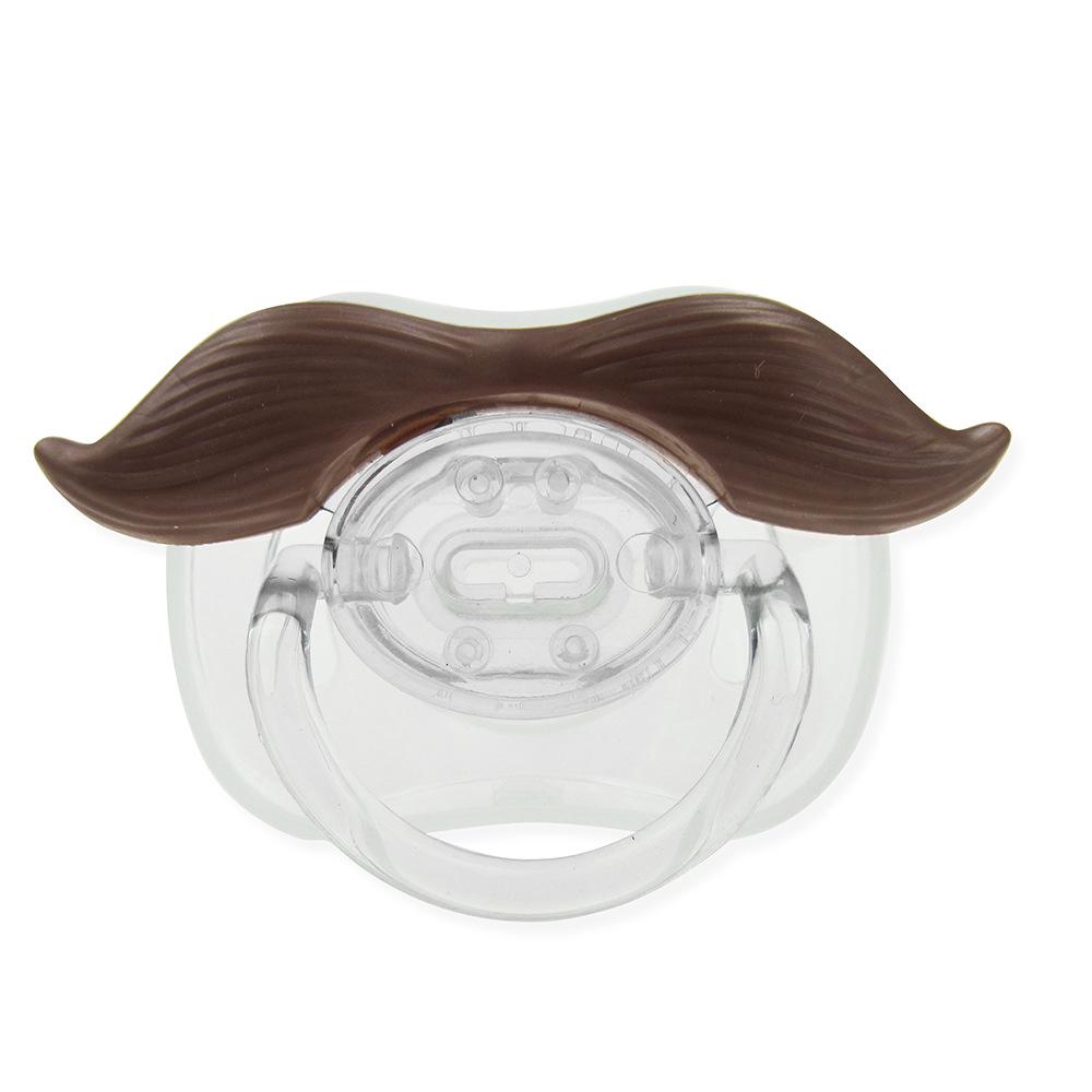Baby Silicone Pacifier with Goofy Mustache & Teeth - Red Lips, 20 Styles