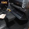 ABS Plastic Car Center Glove Box Divider Storage Box Copilot Passenger Partition Storage Tidying Trim for Ford Ranger +