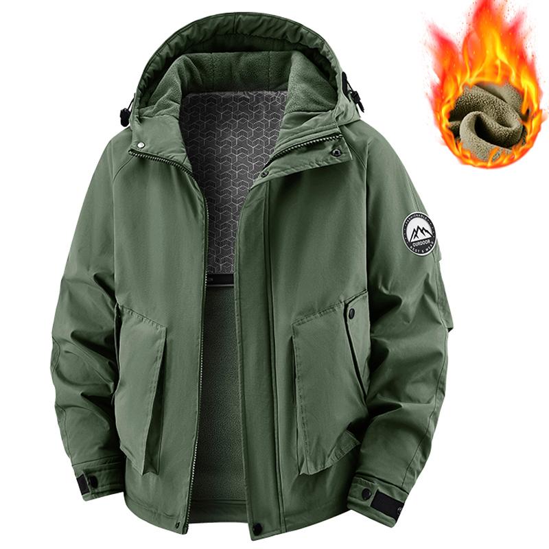 Plus Size 6XL 7XL 8XL Winter Jacket Men Thick Warm Hooded Waterproof Jackets Men Windproof Hiking Cargo Coat Parkas Men Clothing