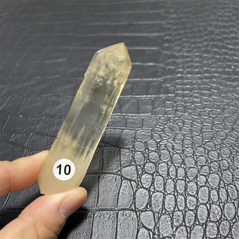 Hot for sale!Natural yellow crystal wand point crystal smoky topaz point reiki healing as a gift