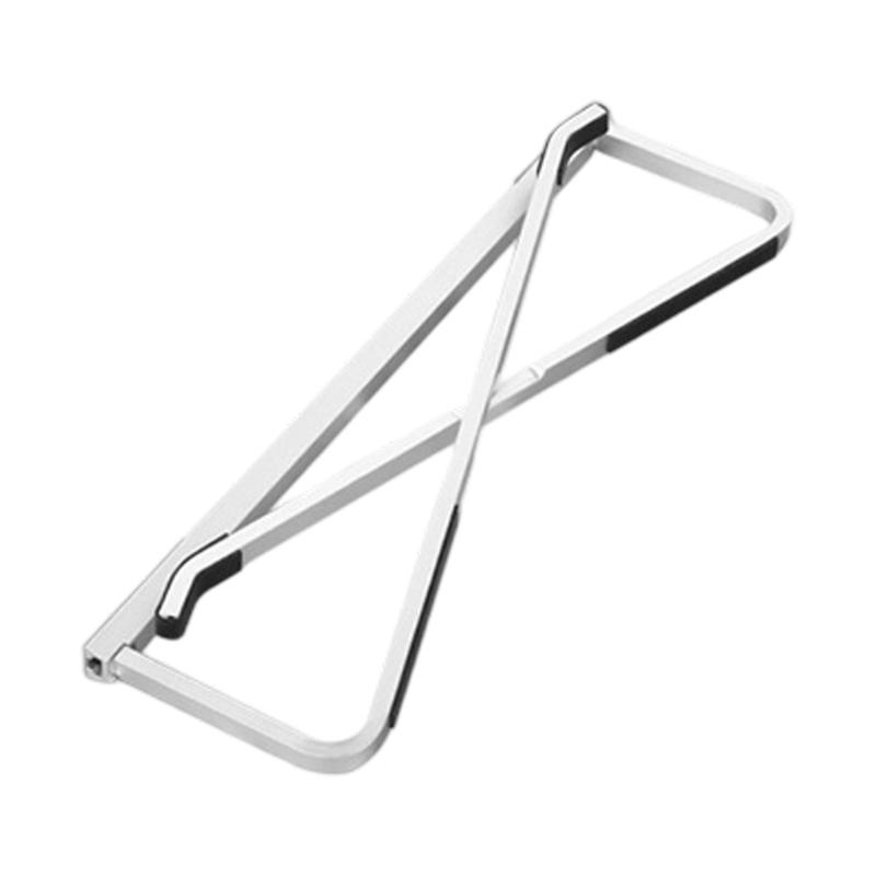 Foldable Aluminum Laptop Stand Ergonomic Notebook Holder For Desk Enhances Stability Heat Dissipation