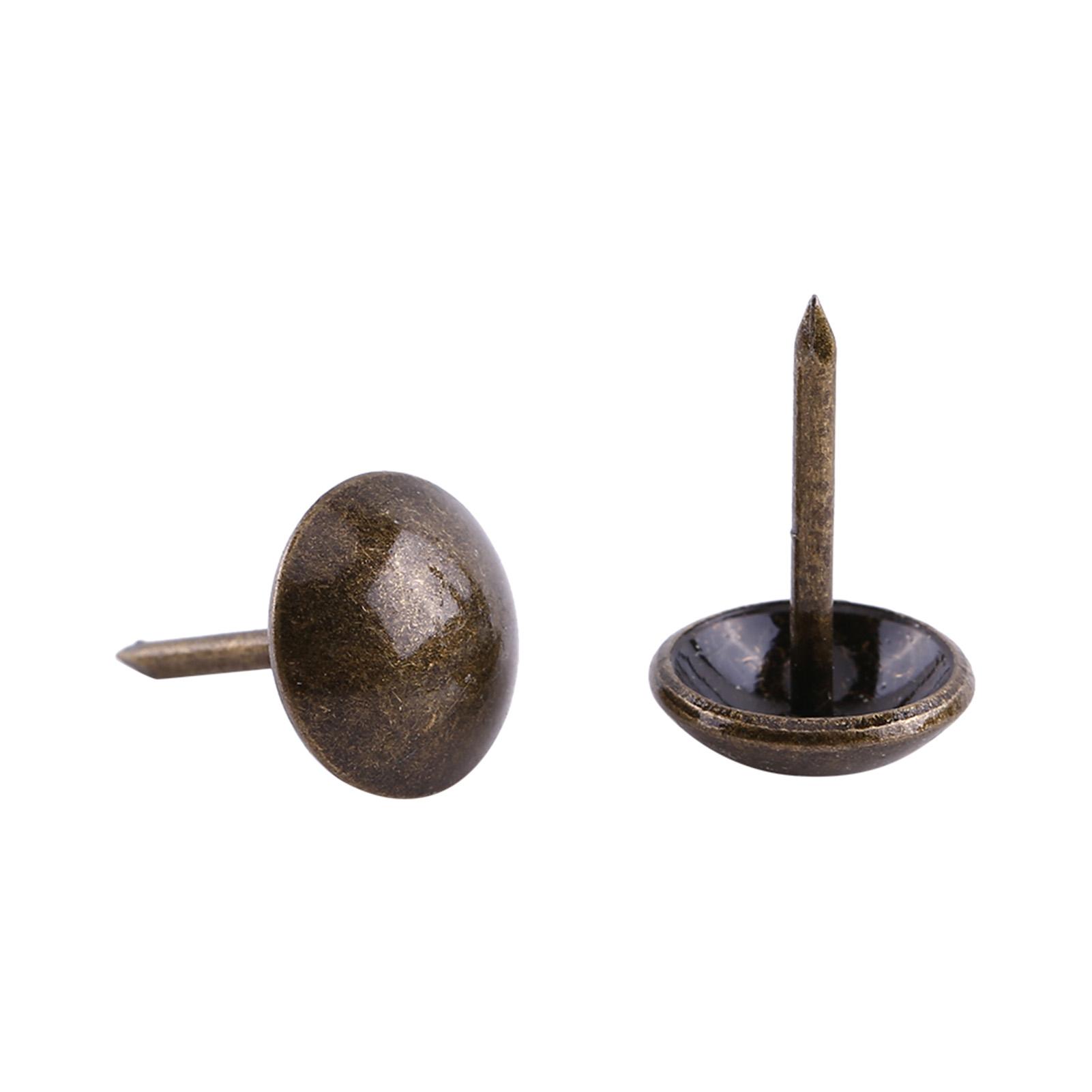 100 stuks Vin e Meubelspijkers Brons Metaal   Decoratieve Spijkers Studs voor Meubels Bank Schoenen Deur