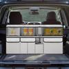 Trunk Organizer Road Trip Cargo Storage Bag Large Waterproof Trunk Organizer With Multiple Dividers For Diaper Snack Tool Shoe