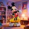 Disney Stendardo Festa Topolino e Minnie, Bambola Gonfiabile in Piedi, Decorazione Festa