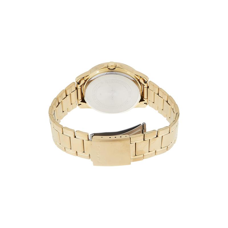 Casio CASIOSTANDARD series trendy business casual classic pointer date display waterproof quartz movement stainless steel ion-plated MTP-V004G-7B2