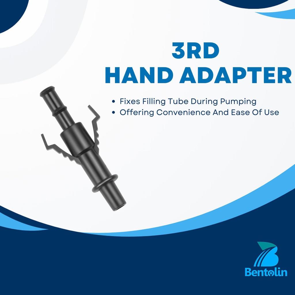 Bentolin Fluid Pump for Standard Quart Bottles -Gear Lube Pump Stroke with 3rd Hand Adapter, Transfer Gear Oil, Transmission and Differential Fluid