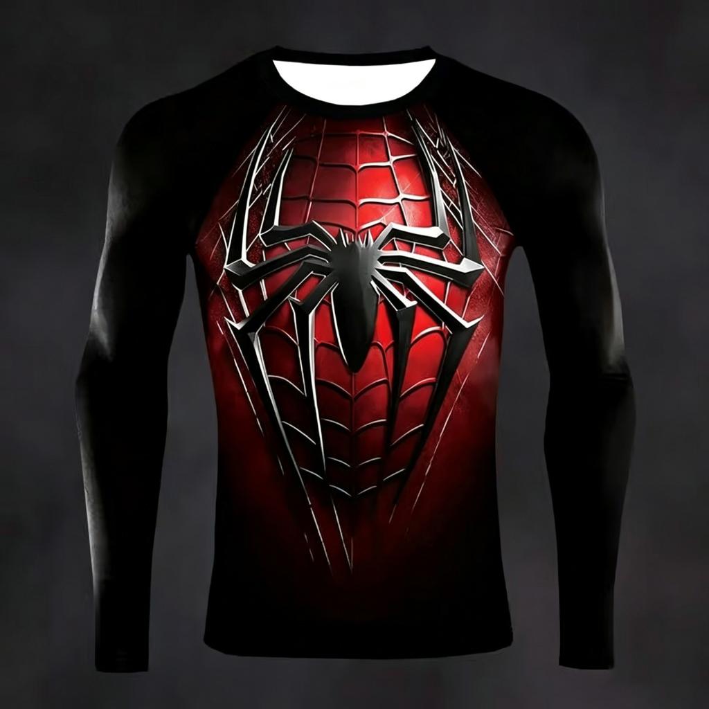 Unisex Casual Printed Long Sleeve T-Shirt for Men and Women, Relaxed Loose Fit Top
