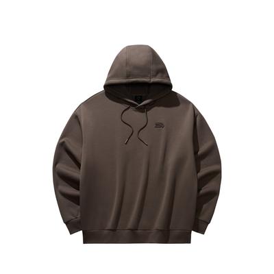 Anta Autumn Lifestyle Series Fleece Hooded Sweatshirt Unisex Sweatshirt 972548702-3