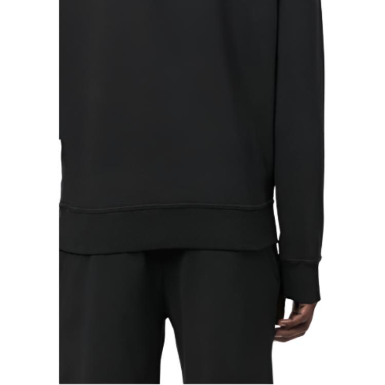 Maison Kitsune Ss22 Logo Letter Print Solid Color Crew Neck Sweater Unisex Sweater Black IU00335KM0022-P199