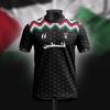 Mode Palästina Flagge Fußball T-Shirts Trend Sommer Kurzarm Nationalemblem 3D-gedruckte Sport-T-Shirts Lose Atmungsaktive Oberteile