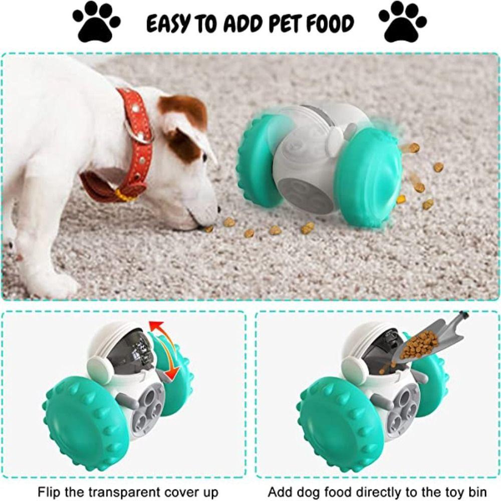 Brain Game Dogs Interactive Treat Toy Robot Shaped Dogs Slow Feeder Toys Dog Puzzle Toys  Pet